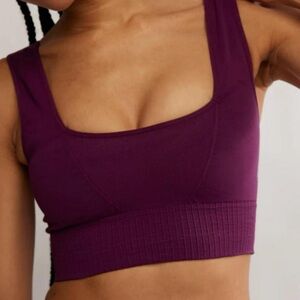 Free People Movement Sports Bra Purple